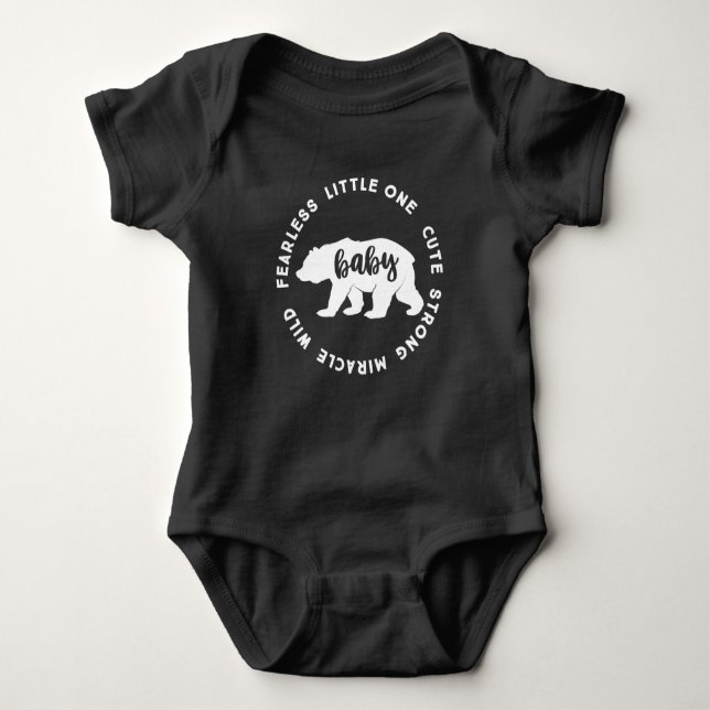 Baby bear, family T-Shirt Bodysuit (Front)