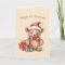 Baby Bear First Christmas Greeting Holiday Card