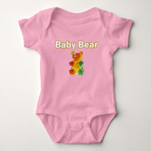 Baby Bear Gummy Bear Design Bodysuit