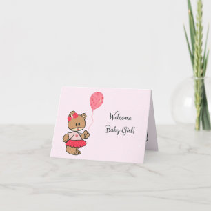 Baby bear holiday card