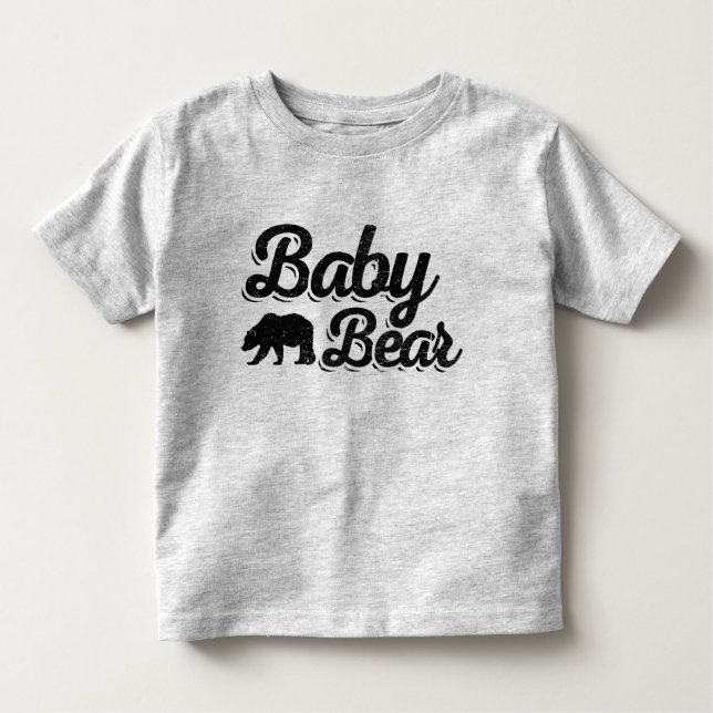 Baby Bear Light Colour Toddler T-Shirt (Front)
