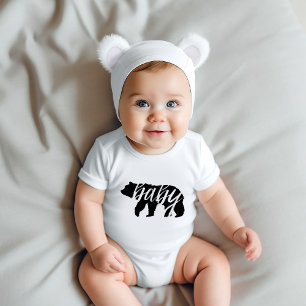 Baby Bear Matching Family Bodysuit