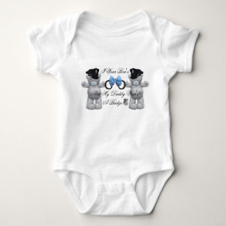 Baby Bear Police Officer Baby Bodysuit