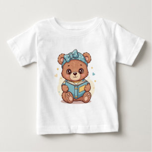 Baby Bear Reading a Book T-Shirt