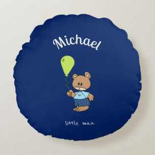 Baby bear round cushion