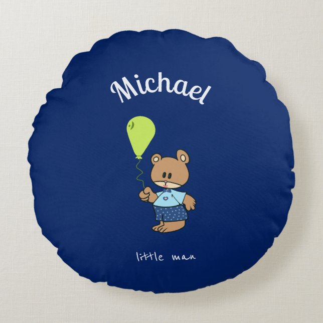 Baby bear round cushion (Front)