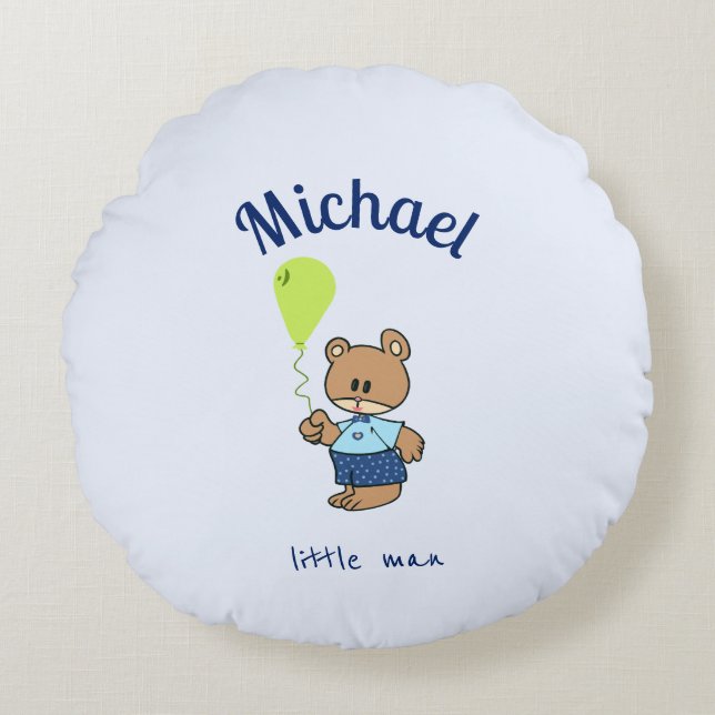 Baby bear Round Pillow (Front)