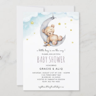 BABY Bear Twinkle Twinkle Little star Invitation