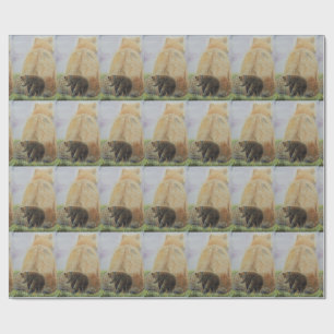 Baby Bear with Mama Bear Wrapping Paper