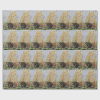 Baby Bear with Mama Bear Wrapping Paper