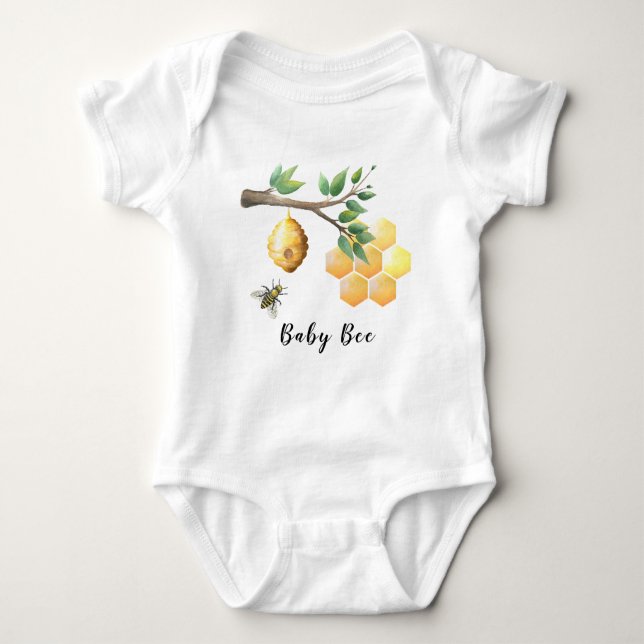 Baby Bee Baby  Baby Bodysuit (Front)