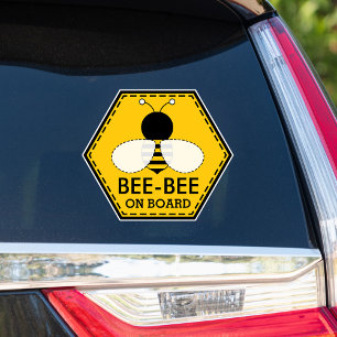 Baby Bee Baby On Board Car Sticker