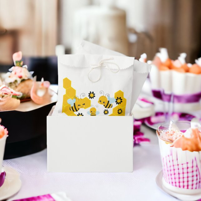 Baby Bee Baby Shower Party Favour Bags (Baby Bee Baby Shower Party Favor Bags from Ricaso)