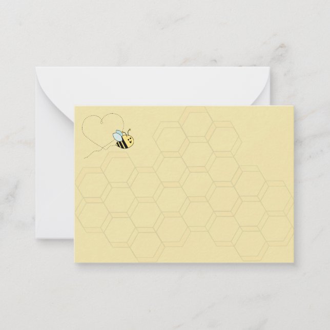 Baby Bee Boy Insert Card (Front)