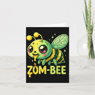 Baby Bee Halloween Costumes Spooky Zom-Bee Zombie Card