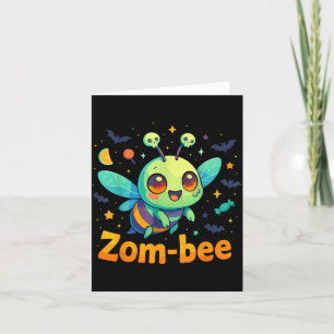 Baby Bee Halloween Costumes Spooky Zom-Bee Zombie Card