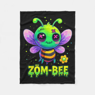 Baby Bee Halloween Costumes Spooky Zom-Bee Zombie Fleece Blanket