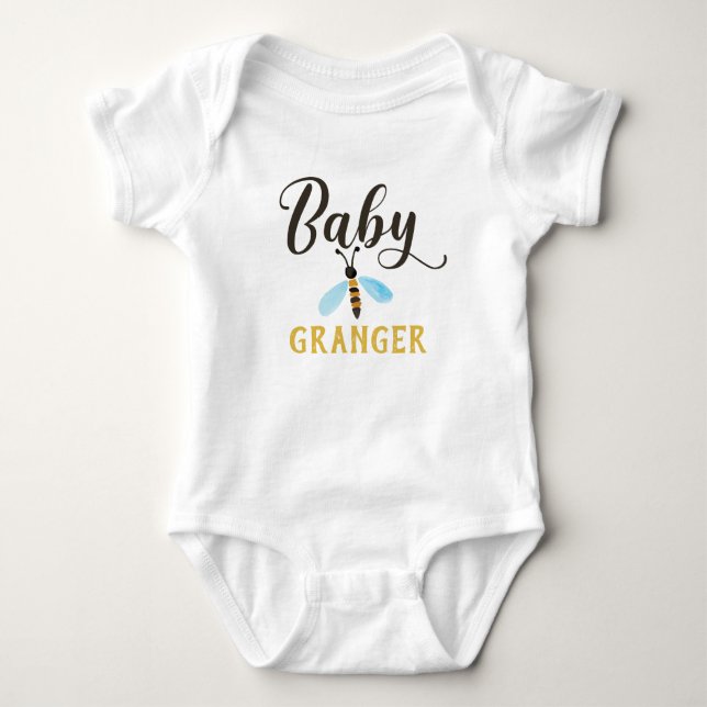 Baby Bee Personalised Bodysuit (Front)