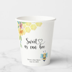 Baby Bee - sweet as can bee Paper Cups