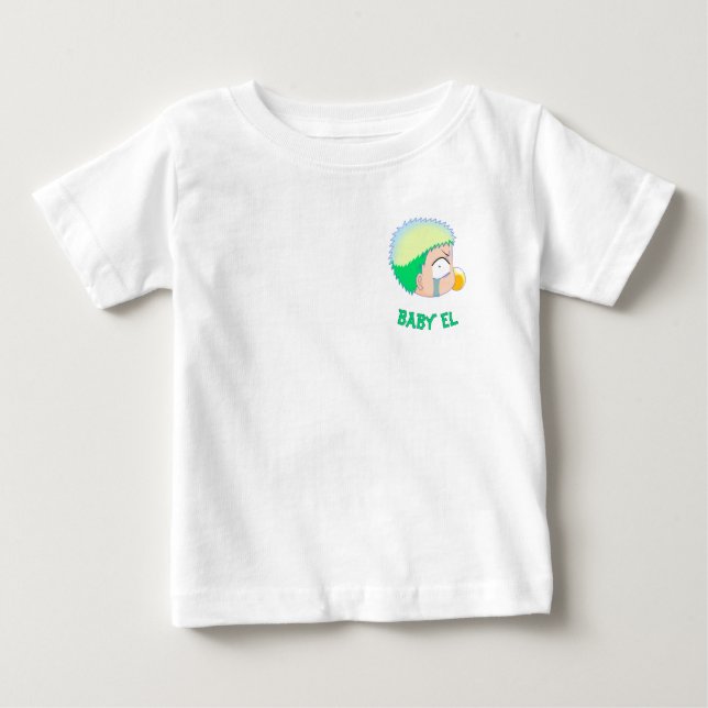 Baby Beelzebub Personalised Baby T-Shirt (Front)