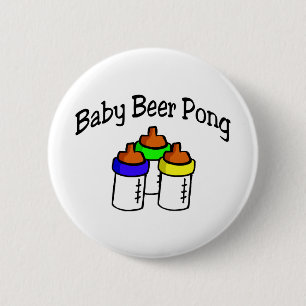 Baby Beer Pong 6 Cm Round Badge