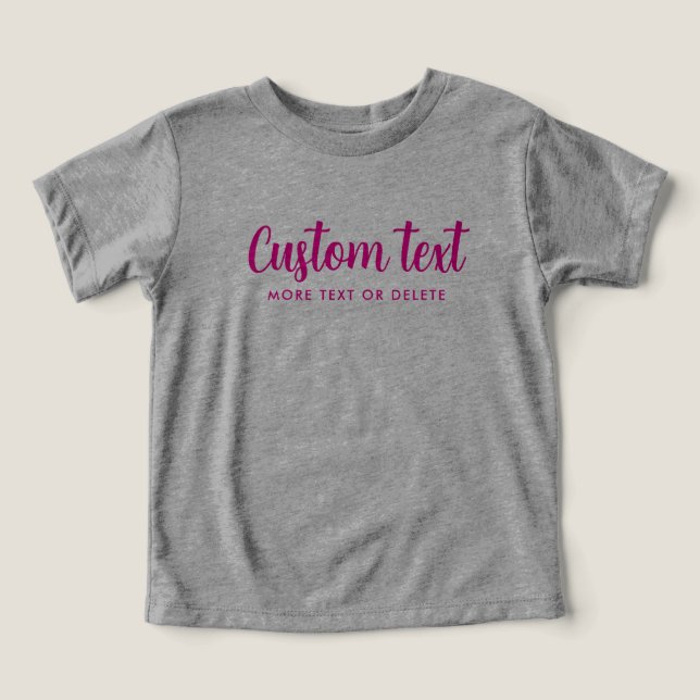 Baby Bella Canvas Tri-blend Grey & Pink Template (Design Front)