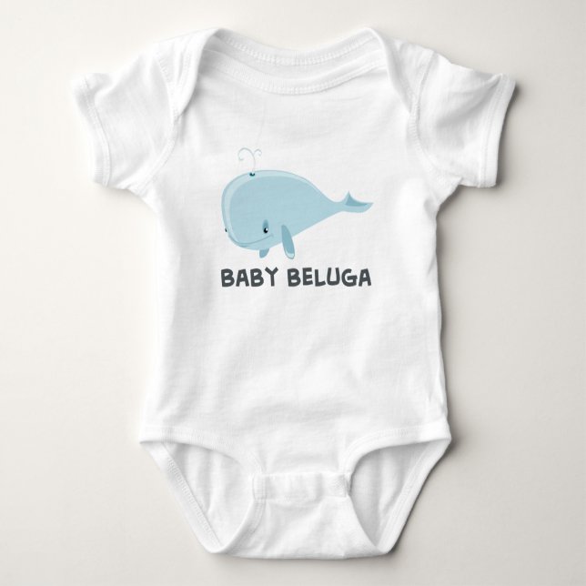 baby Beluga Bodysuit (Front)