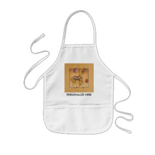 Baby Bib - Carousel Giraffe Kids Apron