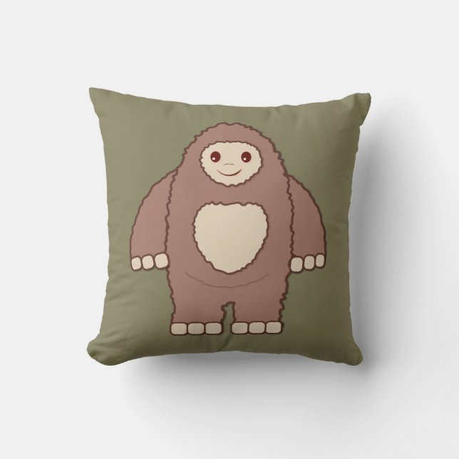 Baby Bigfoot Cushion (Front)