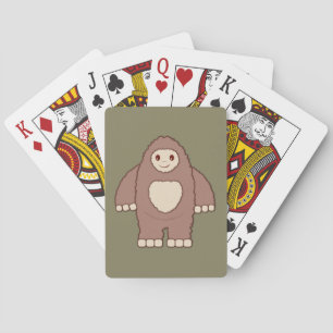 Baby Bigfoot Playing Cards