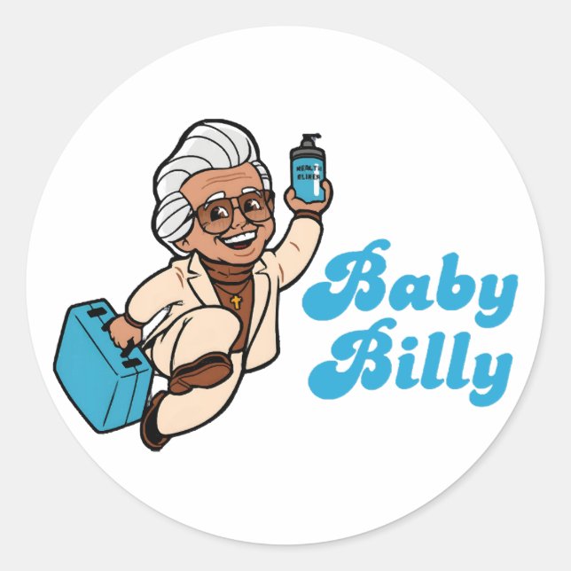 Baby Billy  Classic Round Sticker (Front)