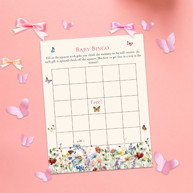 Baby Bingo | Floral & Butterflies (Creator Uploaded)