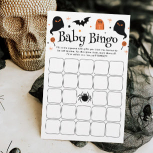 Baby Bingo Halloween Baby Shower Game