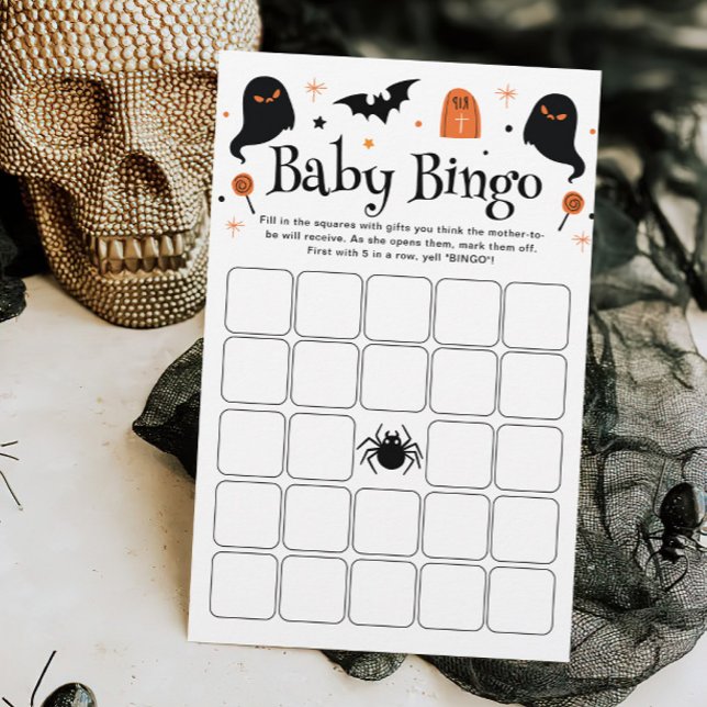 Baby Bingo Halloween Baby Shower Game (Creator Uploaded)