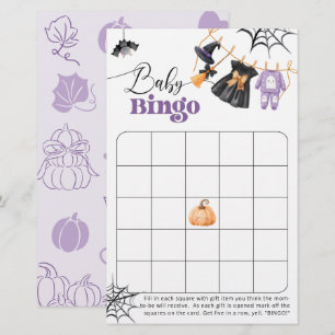 Baby Bingo Little Boo Clothesline Baby Shower
