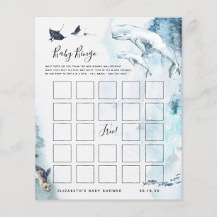 Baby Bingo   Ocean Baby Shower Game