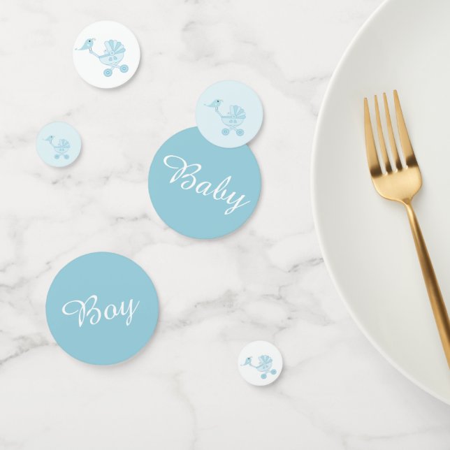 Baby Bird Baby Boy Table Confetti (Group)