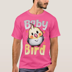 Baby Bird Cute Cockatiel Lover Kawaii Drawing T-Shirt