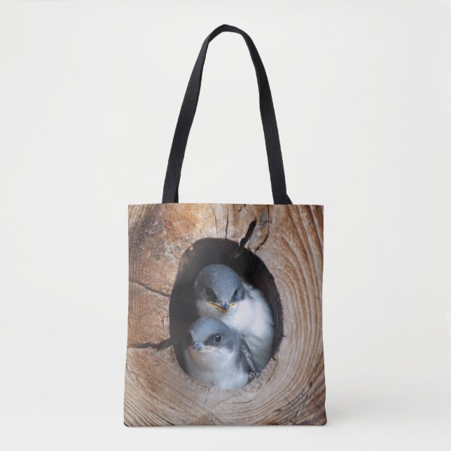 Baby Birds Tote Bag (Front)