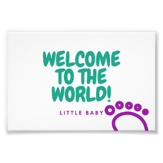 Baby birth poster