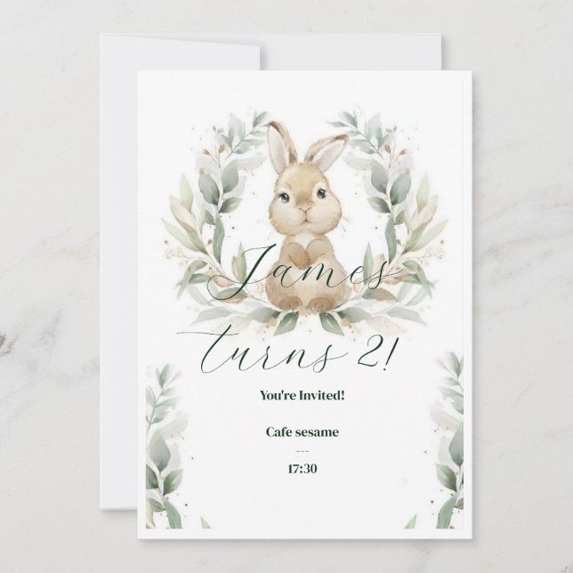 Baby Birthday Invitation (Front)