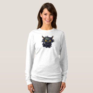 Baby Black Cat Design - Baby Fine Jersey T-Shirt