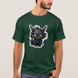 Baby Black Cat Design - Basic Dark T-Shirt