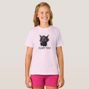 Baby Black Cat Design - Girls' Basic T-Shirt