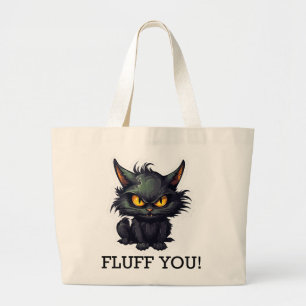 Baby Black Cat Design - Jumbo Tote