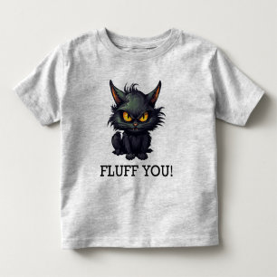 Baby Black Cat Design - Toddler Fine Jersey T-Shir T-Shirt