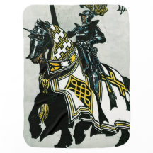 Baby Blanket Knight On Horseback