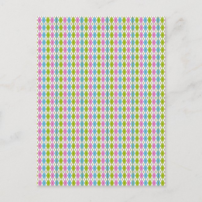 Baby Blanket Postcard (Front)