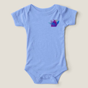 Baby blanks bodysuit in light blue 