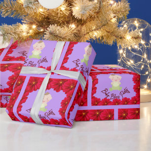 Baby Bliss Party pale purple Wrapping Paper